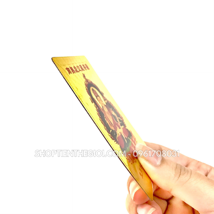 Thẻ Kim Bài Phật Bản Mệnh Tuổi Tuất – Đức Phật A Di Đà
